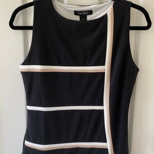 White House Black Market Colorblock Top